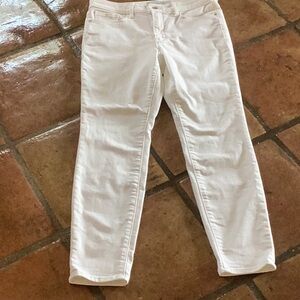 Athleta Sculptek Skinny White Jeans